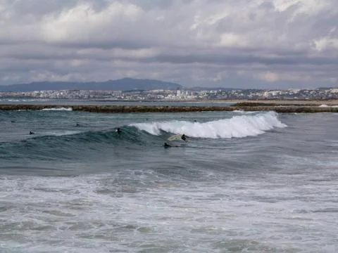 Catching Waves. Stock Photos