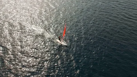 Catching the wind Stock Footage 110730382