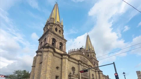 Catedra guadalajara Time lapse Stock Footage 136064869
