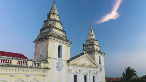 Catedral de São Luís do Maranhão. Route of emotions in the northeast of Brazil	 Stock Footage 162516643