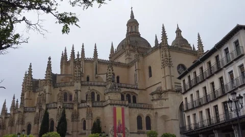 Catedral de Segovia Stock Footage 294821675