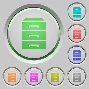 Categorize push buttons Stock Illustration