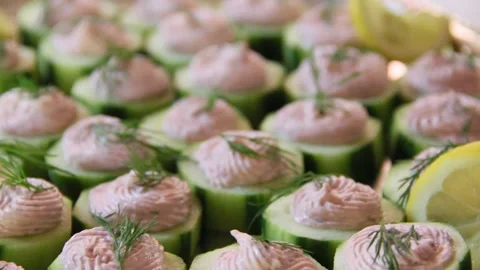 Catering at Cannabis event Stock Footage 154563094