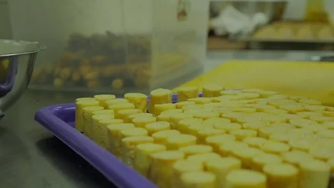 Catering company preparing large numbers of food. chef cooking, working. Stock Footage 72140262