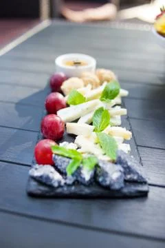 Catering is outside on event Stock Photos