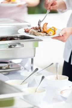 Catering 写真素材