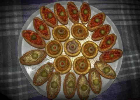 Catering Plate Stock Photos