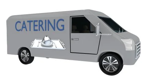 CATERING - service concept Stock Illustration