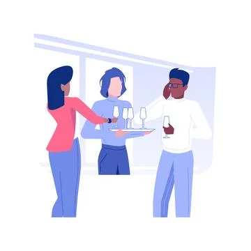 Catering service isolated concept vector illustration. Ilustración de archivo