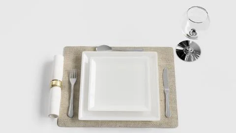 Catering seting Stock Illustration