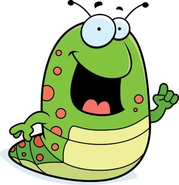 Caterpillar Idea Stock Illustration