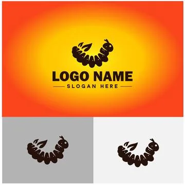 Caterpillar logo vector art icon graphics for business brand icon caterpill.. Stock Illustration