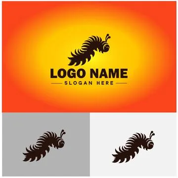 Caterpillar logo vector art icon graphics for business brand icon caterpill.. Stock Illustration
