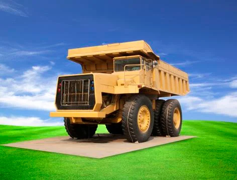 Caterpillar trucks Stock Photos