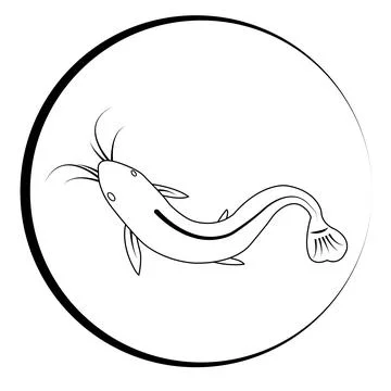 Catfish icon Stock Illustration
