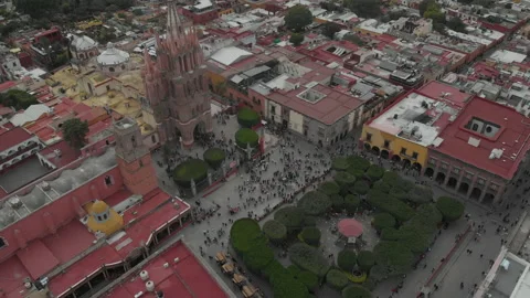 Cathedral aerial view Stock Footage