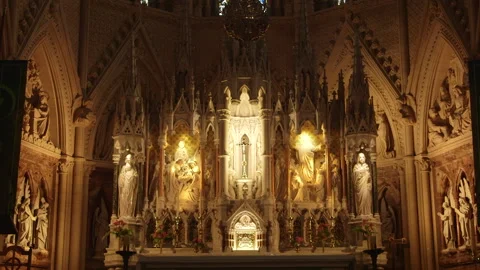 Cathedral Altar 2 Stock Footage 236709611