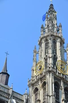 Cathedral of antwerp 写真素材