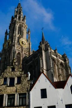 Cathedral in Antwerp 写真素材