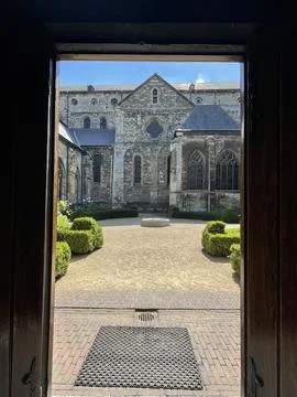 Cathedral architecture inside. 스톡 사진