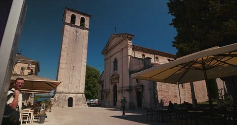 Cathedral of the Assumption of the Blessed Virgin Mary and Bell Tower Video stock 335195558
