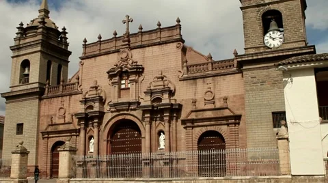Cathedral of Ayacucho Stock Footage