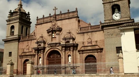 Cathedral of Ayacucho Stock Footage 22076418