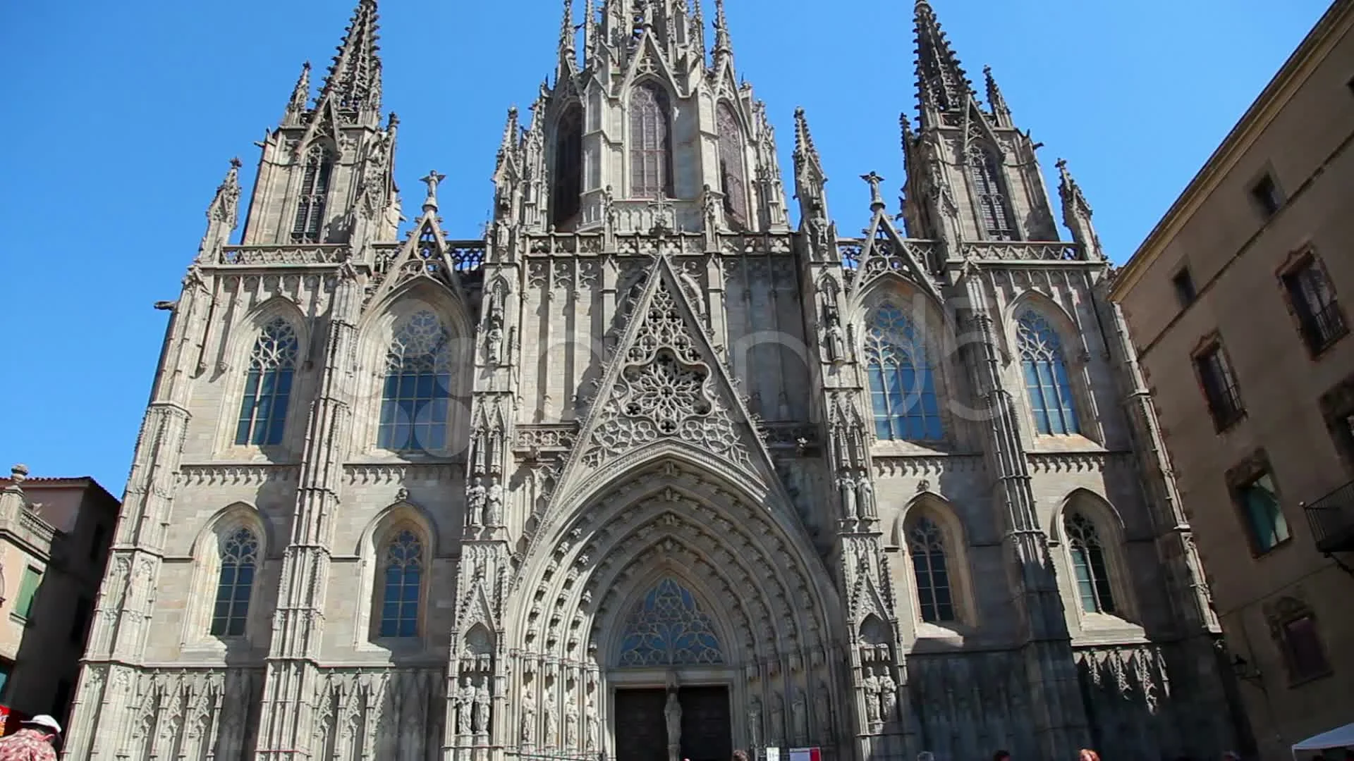 Cathedral in Barcelona ~ Stock Video #20503655 | Pond5