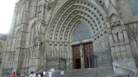 Cathedral of Barcelona Vidéo 81509182
