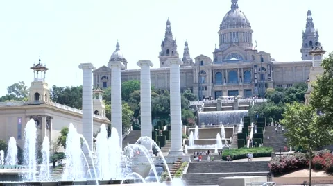 Cathedral in Barcelona, Spain Stock Footage 46599194
