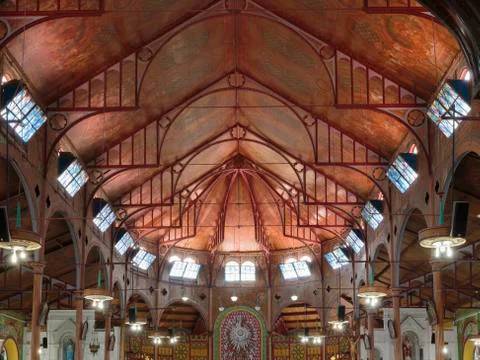 Cathedral Basilica of the Immaculate Conception Stock Photos