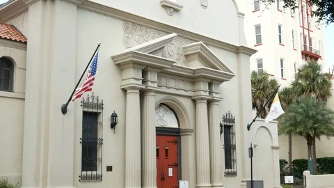 Cathedral Basilica of St. Augustine, Florida, United States. Vidéo 115994110