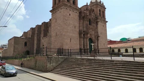 Cathedral of Belen in Cusco, Peru. Stock Footage 288595863