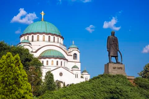 Cathedral in Belgrade Stock Photos