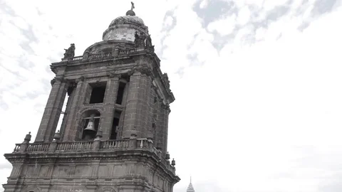 Cathedral bell tower Video stock 84804250