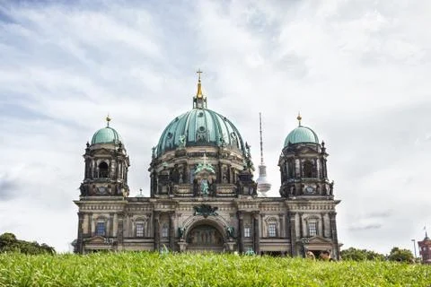 The cathedral of Berlin Stock Photos