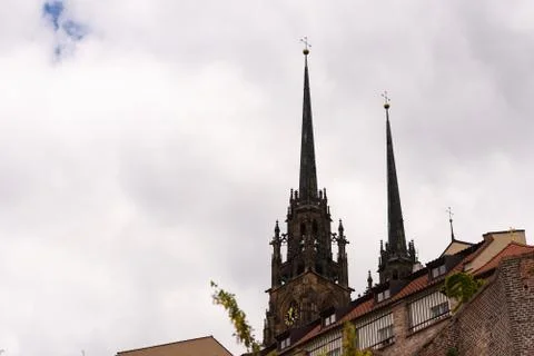 The Cathedral of Brno Stock Photos