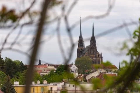 The Cathedral of Brno Stock Photos