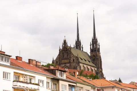 The Cathedral of Brno Stock Photos