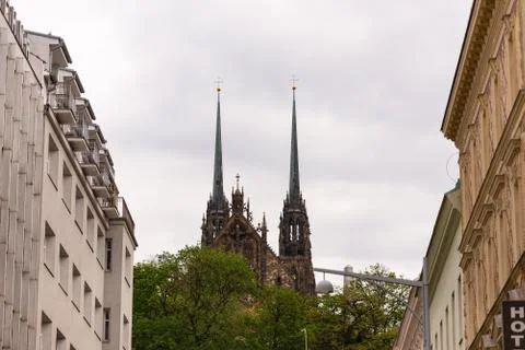 The Cathedral of Brno Stock Photos