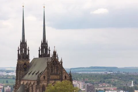 The Cathedral of Brno Stock Photos