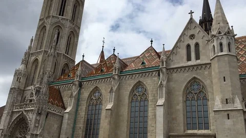 Cathedral of Budapest Stock Footage 101370761