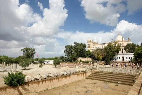 Cathedral of byrsa Stock Photos