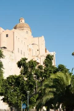 Cathedral cagliari Stock Photos