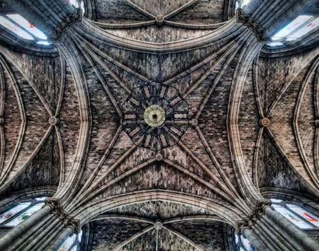 Cathedral ceiling Foto stock