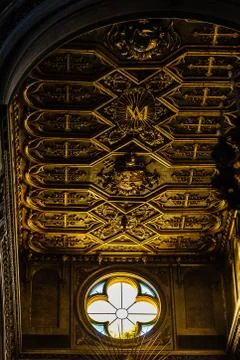 Cathedral ceiling Stock Photos