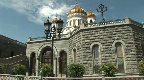 The Cathedral of Christ the Savior Stock Footage 10821208