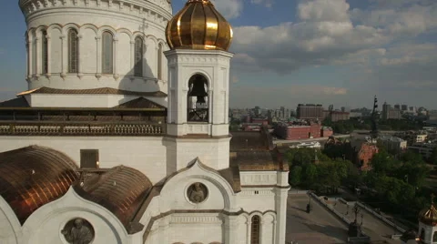 The Cathedral of Christ the Savior Stock Footage 49627448