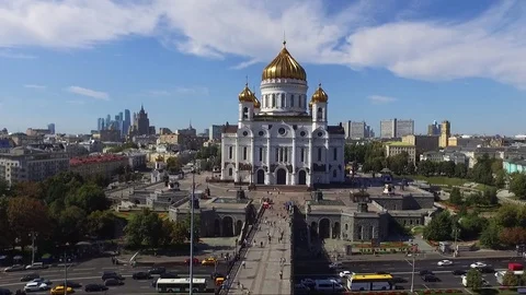 Cathedral of Christ the Savior Stock Footage 71264571