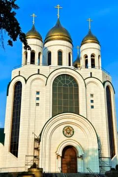 Cathedral of christ the savior. kaliningrad (until 1946 koenigsberg), russia Stock Photos